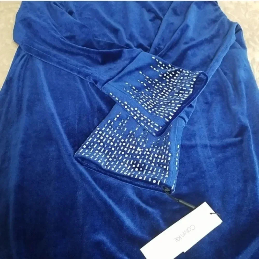 Calvin Klein Velvet Dress - Picture 9 of 16